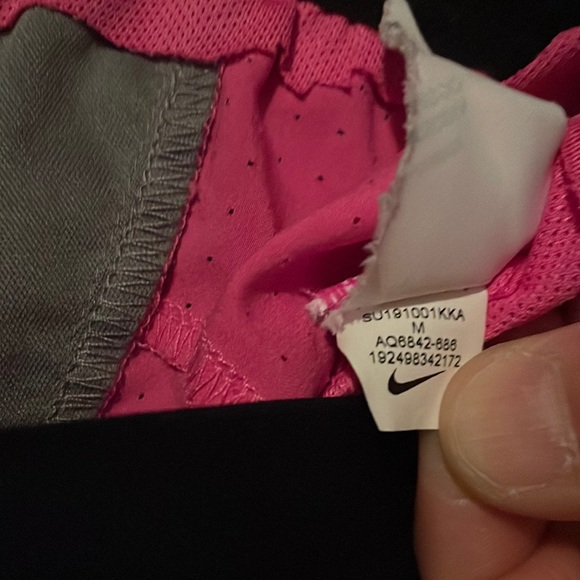 NIKE DRIFIT PINK RUNNING SHORTS - Picture 3 of 3